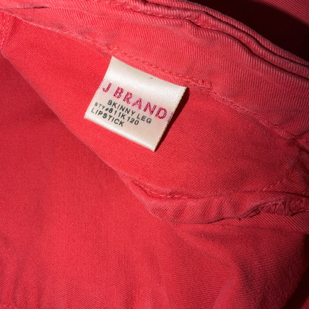 J Brand Vibrant Coral Skinny Jeans size 29 - Picture 3 of 10